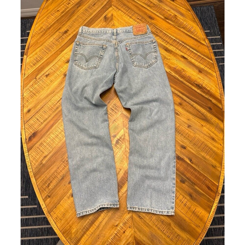 Vintage Levi’s 505 Regular Fit Jeans Light Wash Denim 34x30 Straight Leg Y2K